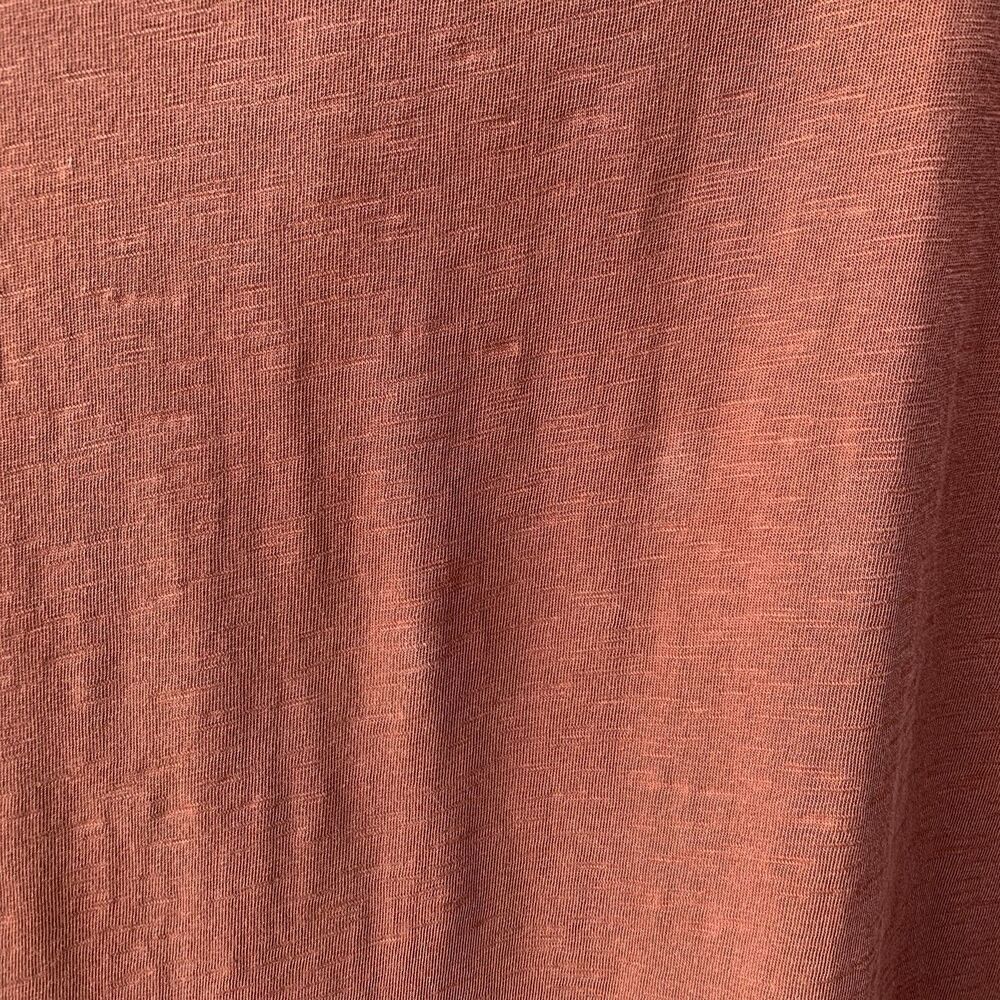 Toad&Co Primo Long Sleeve Henley 100% Organic Cotton Garment-Dyed Finish Rust XL - Picture 10 of 11
